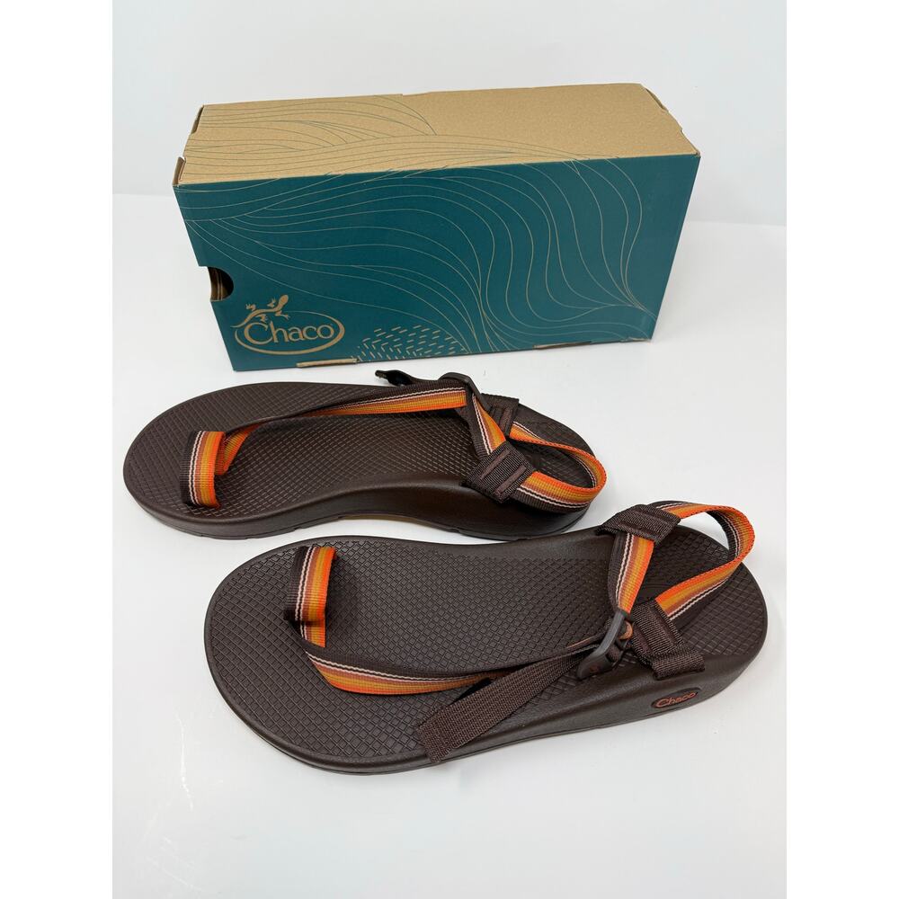 Chaco Sandals Men's Size 10 Bodhi Java Maroon Flip Flop Sandals Summer Footwear - Picture 2 of 11